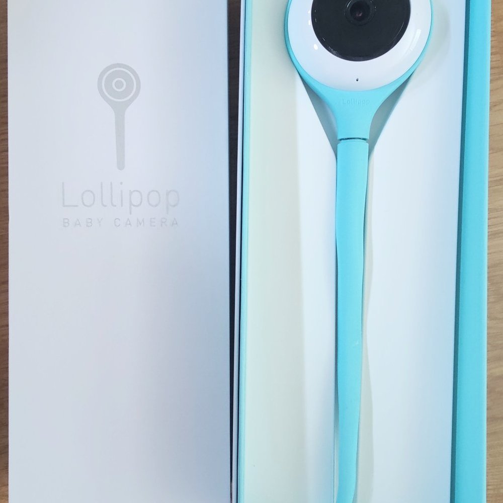 Lollipop Baby Monitor Turquoise Smart AI WiFi Baby Camera Open Box